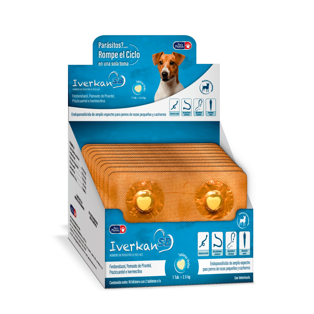 Iverkan SB Razas Pequeñas - Pet's Pharma Iverkan SB Razas Pequeñas - Pet's Pharma
